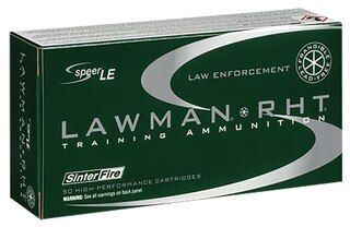 The Lawman Reduced Hazard Training line remains a gold standard for safe training, indoors or at ranges with rock backdrops using steel targets.